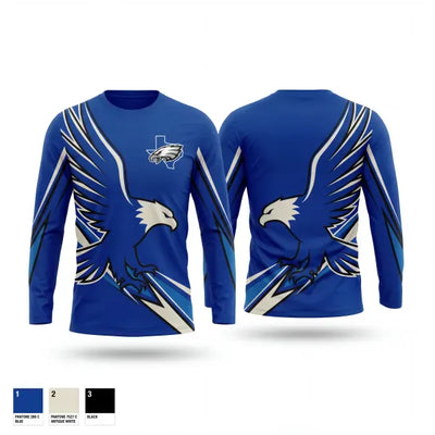 Cedar Creek Eagles 445114 Long Sleeve Performance Shirt 1