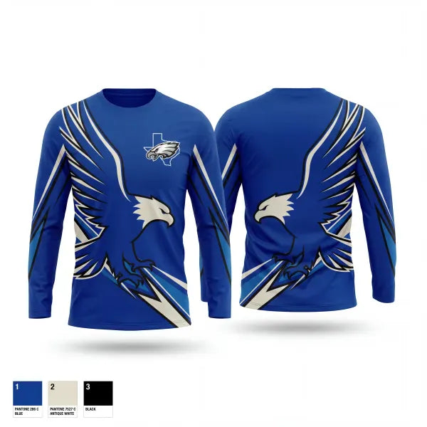Long Sleeve Performance Shirt, Cedar Creek Eagles, , Teamtime, Team time, sublimation, custom sports apparel, team uniforms, spirit wear, spiritwear, sports uniforms, custom shirts, team store, custom team store, fundraiser sports, apparel fundraiser