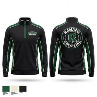 Quarter Zip Jacket, Ramapo Raiders, Wrestling, Teamtime, Team time, sublimation, custom sports apparel, team uniforms, spirit wear, spiritwear, sports uniforms, custom shirts, team store, custom team store, fundraiser sports, apparel fundraiser