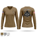 ABLE COMPANY 68049359 Women's Long Sleeve V-neck Shirt - 1