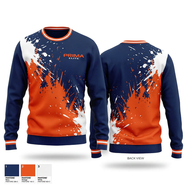 Crew Neck Sweatshirt, Prima Elite, Softball, Teamtime, Team time, sublimation, custom sports apparel, team uniforms, spirit wear, spiritwear, sports uniforms, custom shirts, team store, custom team store, fundraiser sports, apparel fundraiser