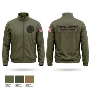 Windbreaker, Federal bureau of prions, Police, Teamtime, Team time, sublimation, custom sports apparel, team uniforms, spirit wear, spiritwear, sports uniforms, custom shirts, team store, custom team store, fundraiser sports, apparel fundraiser