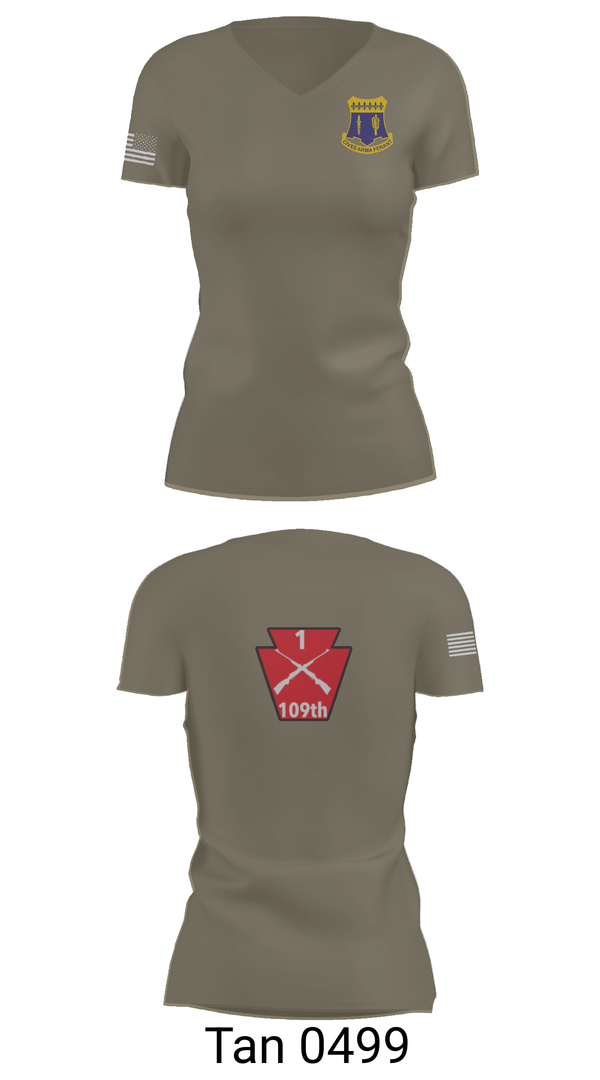 Womens Short Sleeve Vneck Shirt, A co 1/109, National Guard, Teamtime, Team time, sublimation, custom sports apparel, team uniforms, spirit wear, spiritwear, sports uniforms, custom shirts, team store, custom team store, fundraiser sports, apparel fundraiser