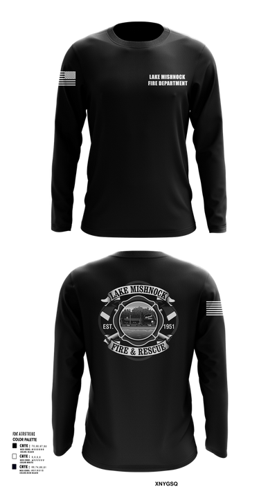 Lake Mishnock Fire Department 27016825 Long Sleeve Performance Shirt 102