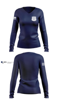 Philadelphia police Women's Long Sleeve V-neck Shirt - 5