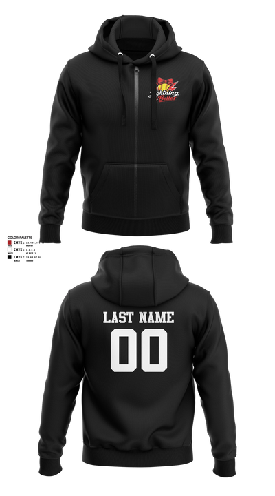 Bluegrass Lightning Belles Zip Hoodie - 16