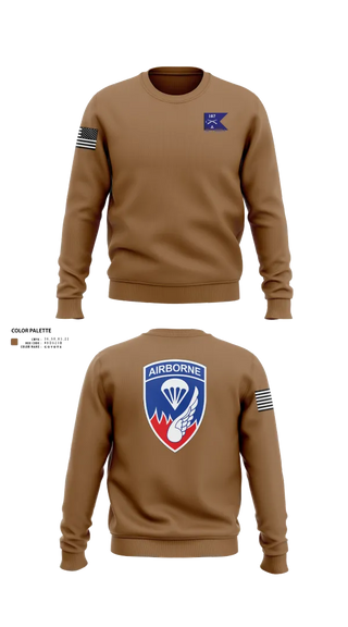 Crew Neck Sweatshirt, 187 infantry, , Teamtime, Team time, sublimation, custom sports apparel, team uniforms, spirit wear, spiritwear, sports uniforms, custom shirts, team store, custom team store, fundraiser sports, apparel fundraiser