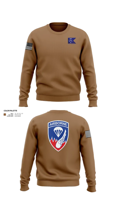 187 infantry 29160821 Crew Neck Sweatshirt - 20