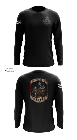 Long Sleeve Performance Shirt, Hopkinsville Fire Department, Fire Department, Teamtime, Team time, sublimation, custom sports apparel, team uniforms, spirit wear, spiritwear, sports uniforms, custom shirts, team store, custom team store, fundraiser sports, apparel fundraiser