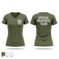 MPD SRT Women's Short Sleeve V-neck Shirt - 1