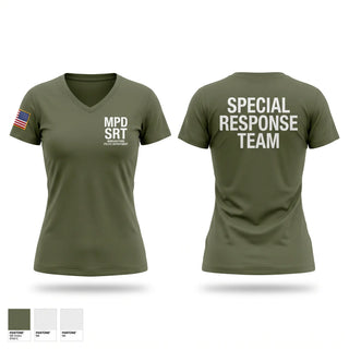 Womens Short Sleeve Vneck Shirt, MPD SRT, Police, Teamtime, Team time, sublimation, custom sports apparel, team uniforms, spirit wear, spiritwear, sports uniforms, custom shirts, team store, custom team store, fundraiser sports, apparel fundraiser