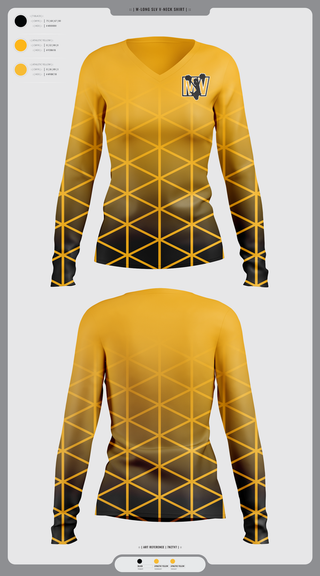 Womens Long Sleeve Vneck Shirt, Metea Valley High School Cheer, Cheer, Teamtime, Team time, sublimation, custom sports apparel, team uniforms, spirit wear, spiritwear, sports uniforms, custom shirts, team store, custom team store, fundraiser sports, apparel fundraiser