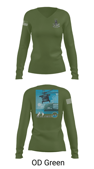 HSC 25 65126261 Women's Long Sleeve V-neck Shirt - 54