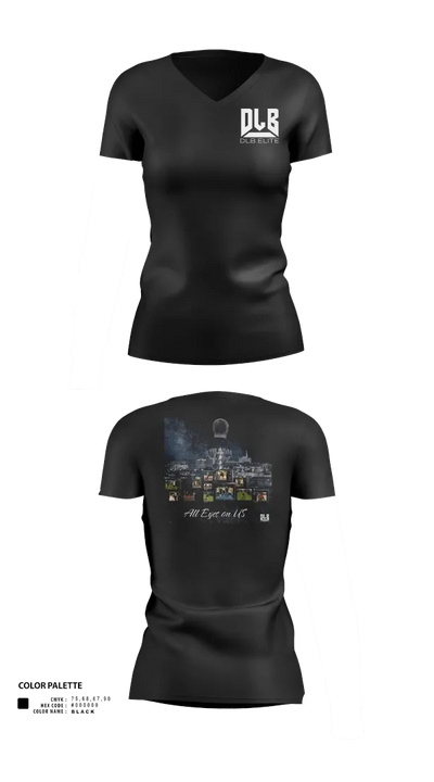 DLB Elite 88273166 Women's Short Sleeve V-neck Shirt - 12
