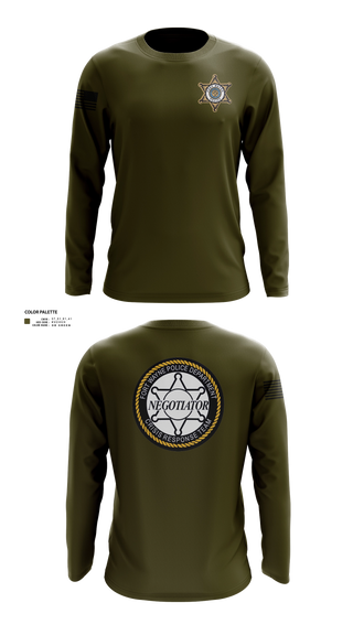 Long Sleeve Performance Shirt, CRT, Police, Teamtime, Team time, sublimation, custom sports apparel, team uniforms, spirit wear, spiritwear, sports uniforms, custom shirts, team store, custom team store, fundraiser sports, apparel fundraiser