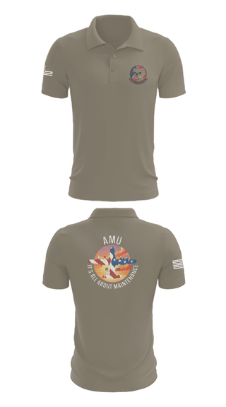 Short Sleeve Performance Polo, 910th AMU, Air Force, Teamtime, Team time, sublimation, custom sports apparel, team uniforms, spirit wear, spiritwear, sports uniforms, custom shirts, team store, custom team store, fundraiser sports, apparel fundraiser