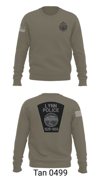 Crew Neck Sweatshirt, Lynn Police Department, Police, Teamtime, Team time, sublimation, custom sports apparel, team uniforms, spirit wear, spiritwear, sports uniforms, custom shirts, team store, custom team store, fundraiser sports, apparel fundraiser