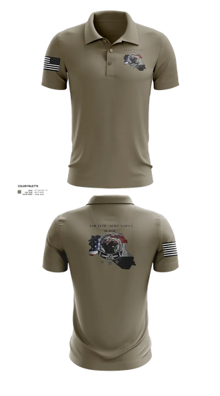 Short Sleeve Performance Polo, 982nd Combat Camera Co., , Teamtime, Team time, sublimation, custom sports apparel, team uniforms, spirit wear, spiritwear, sports uniforms, custom shirts, team store, custom team store, fundraiser sports, apparel fundraiser