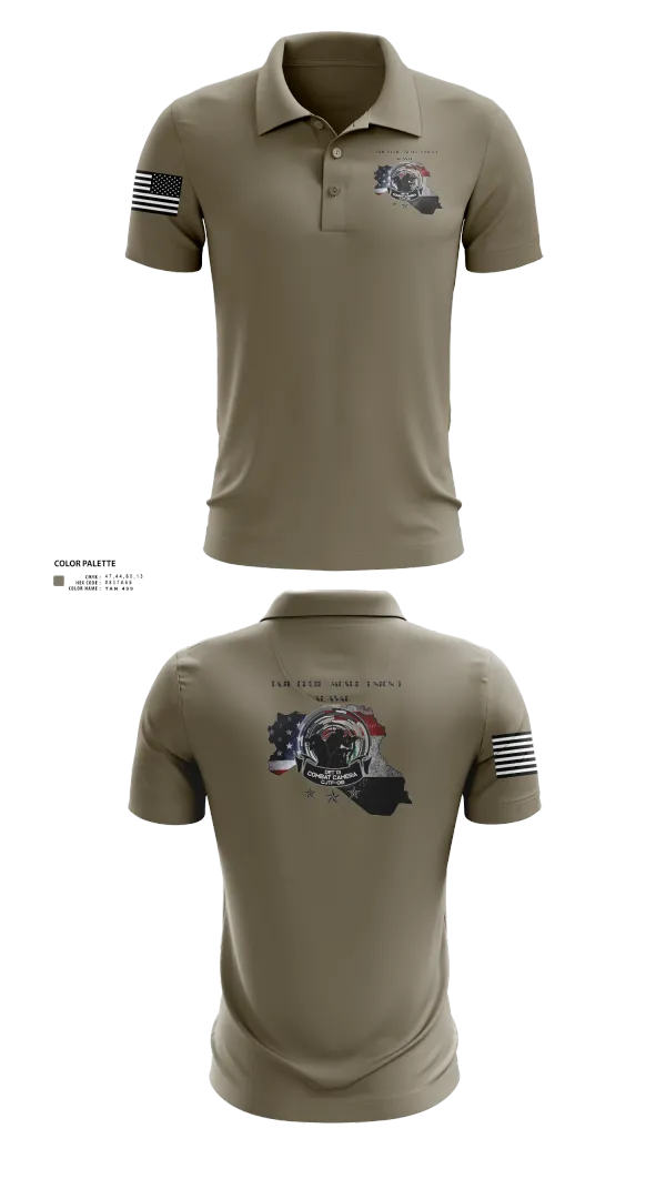 Short Sleeve Performance Polo, 982nd Combat Camera Co., , Teamtime, Team time, sublimation, custom sports apparel, team uniforms, spirit wear, spiritwear, sports uniforms, custom shirts, team store, custom team store, fundraiser sports, apparel fundraiser