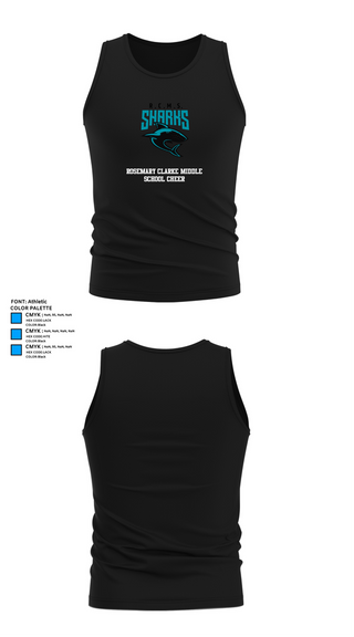 Tank Top, Rosemary Clarke Middle School Cheer, Cheer, Teamtime, Team time, sublimation, custom sports apparel, team uniforms, spirit wear, spiritwear, sports uniforms, custom shirts, team store, custom team store, fundraiser sports, apparel fundraiser