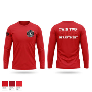 Long Sleeve Performance Shirt, Twin Township, Fire Department, Teamtime, Team time, sublimation, custom sports apparel, team uniforms, spirit wear, spiritwear, sports uniforms, custom shirts, team store, custom team store, fundraiser sports, apparel fundraiser