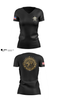 Bedford County Sheriff K9 Unit 82789268 Women's Short Sleeve V-neck Shirt - 32