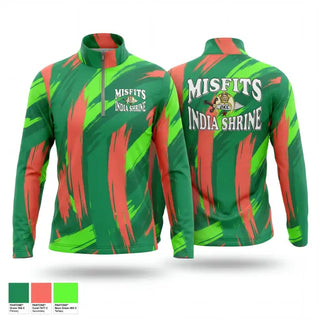 Quarter Zip Jacket, Misfits, , Teamtime, Team time, sublimation, custom sports apparel, team uniforms, spirit wear, spiritwear, sports uniforms, custom shirts, team store, custom team store, fundraiser sports, apparel fundraiser