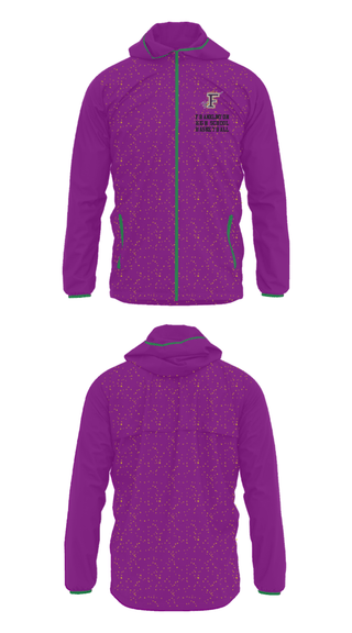 Windbreaker, Franklinton High School Basketball, Women's Basketball, Teamtime, Team time, sublimation, custom sports apparel, team uniforms, spirit wear, spiritwear, sports uniforms, custom shirts, team store, custom team store, fundraiser sports, apparel fundraiser