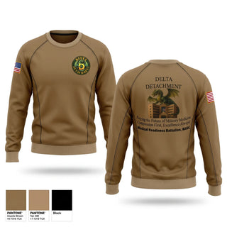 Crew Neck Sweatshirt, D DET, MRBN, BAMC Dragons, Army, Teamtime, Team time, sublimation, custom sports apparel, team uniforms, spirit wear, spiritwear, sports uniforms, custom shirts, team store, custom team store, fundraiser sports, apparel fundraiser