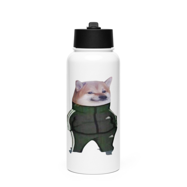 173 7005293 Stainless Steel Water Bottle with a Straw Lid