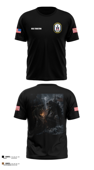 Short Sleeve Performance Shirt, USS Truxtun DDG 103, Navy, Teamtime, Team time, sublimation, custom sports apparel, team uniforms, spirit wear, spiritwear, sports uniforms, custom shirts, team store, custom team store, fundraiser sports, apparel fundraiser