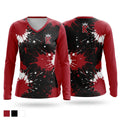 Kofa Boys and Girls Tennis Team Women's Long Sleeve V-neck Shirt - 1