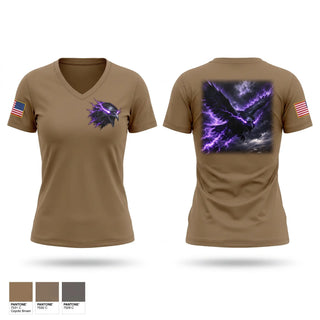 Womens Short Sleeve Vneck Shirt, 4th MDEB SigCo, Army, Teamtime, Team time, sublimation, custom sports apparel, team uniforms, spirit wear, spiritwear, sports uniforms, custom shirts, team store, custom team store, fundraiser sports, apparel fundraiser