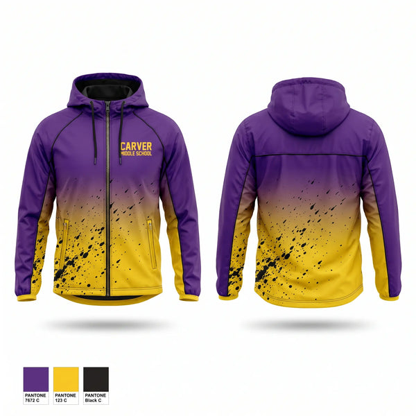 Windbreaker, CARVER MIDDLE SCHOOL, , Teamtime, Team time, sublimation, custom sports apparel, team uniforms, spirit wear, spiritwear, sports uniforms, custom shirts, team store, custom team store, fundraiser sports, apparel fundraiser