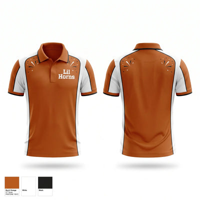 Lil’ Horns Short Sleeve Performance Polo - 1