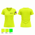 HERT Women's Short Sleeve V-neck Shirt - 1