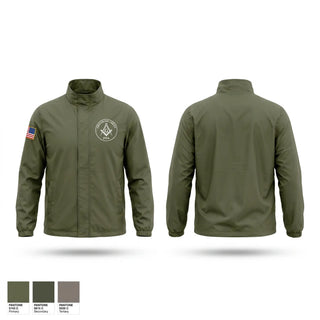 Windbreaker, Eureka Military Lodge 1A, Navy, Teamtime, Team time, sublimation, custom sports apparel, team uniforms, spirit wear, spiritwear, sports uniforms, custom shirts, team store, custom team store, fundraiser sports, apparel fundraiser