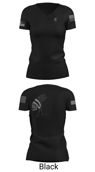Womens Short Sleeve Vneck Shirt, LRAFB Chiefs Group, , Teamtime, Team time, sublimation, custom sports apparel, team uniforms, spirit wear, spiritwear, sports uniforms, custom shirts, team store, custom team store, fundraiser sports, apparel fundraiser