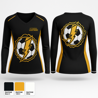 Womens Long Sleeve Vneck Shirt, team name, Men's Soccer, Teamtime, Team time, sublimation, custom sports apparel, team uniforms, spirit wear, spiritwear, sports uniforms, custom shirts, team store, custom team store, fundraiser sports, apparel fundraiser