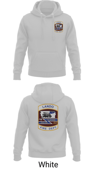 Hoodie, Lando Fire Department, Fire Department, Teamtime, Team time, sublimation, custom sports apparel, team uniforms, spirit wear, spiritwear, sports uniforms, custom shirts, team store, custom team store, fundraiser sports, apparel fundraiser