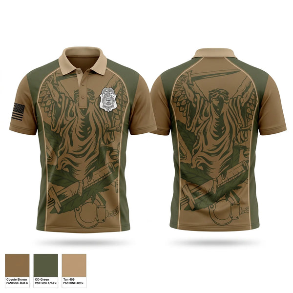 Short Sleeve Performance Polo, 3rd Judicial Drug Task Force, Police, Teamtime, Team time, sublimation, custom sports apparel, team uniforms, spirit wear, spiritwear, sports uniforms, custom shirts, team store, custom team store, fundraiser sports, apparel fundraiser
