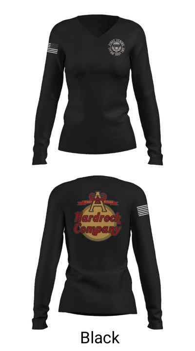 Hardrock Company 49031868 Women's Long Sleeve V-neck Shirt - 23