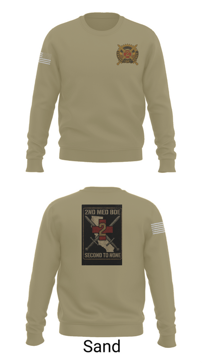 2nd Medical Brigade 60823726 Crew Neck Sweatshirt - 85
