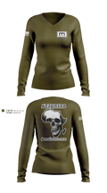 180th ESC 85652758 Women's Long Sleeve V-neck Shirt - 1