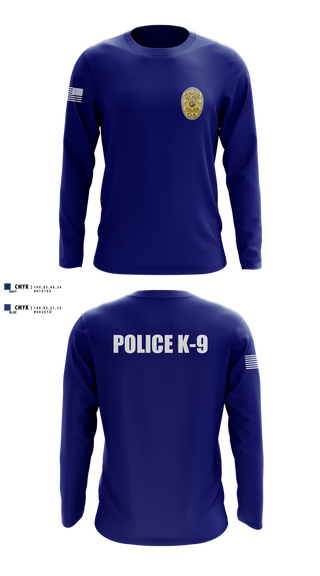 Long Sleeve Performance Shirt, Key West Police Department, , Teamtime, Team time, sublimation, custom sports apparel, team uniforms, spirit wear, spiritwear, sports uniforms, custom shirts, team store, custom team store, fundraiser sports, apparel fundraiser