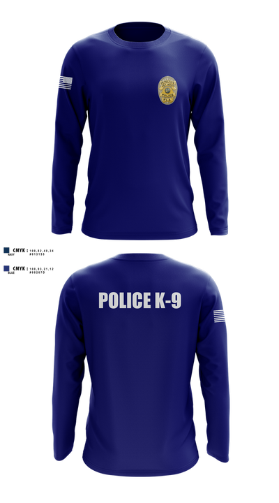 Key West Police Department 73873971 Long Sleeve Performance Shirt 1
