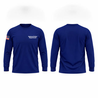 Long Sleeve Performance Shirt, Oakland Police Department, Police, Teamtime, Team time, sublimation, custom sports apparel, team uniforms, spirit wear, spiritwear, sports uniforms, custom shirts, team store, custom team store, fundraiser sports, apparel fundraiser