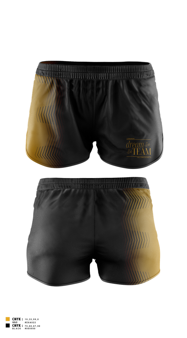 Womens Shorts, Lebanon Dance Team, Spirit Store, Teamtime, Team time, sublimation, custom sports apparel, team uniforms, spirit wear, spiritwear, sports uniforms, custom shirts, team store, custom team store, fundraiser sports, apparel fundraiser