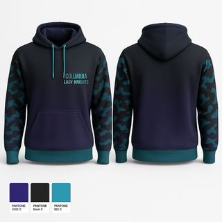 Hoodie, Columbia Lady Knights, Cheer, Teamtime, Team time, sublimation, custom sports apparel, team uniforms, spirit wear, spiritwear, sports uniforms, custom shirts, team store, custom team store, fundraiser sports, apparel fundraiser