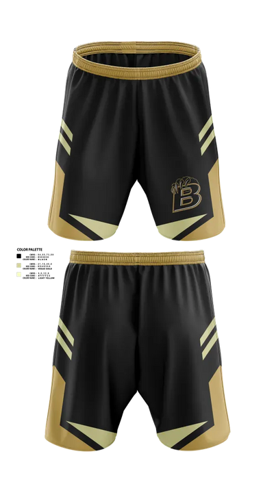 Bonnabel High School Bruins 6140888 Athletic Shorts With Pockets - 1
